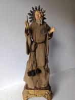 sculptuur, San Francesco - 40 cm - Aardewerk, Antiek en Kunst