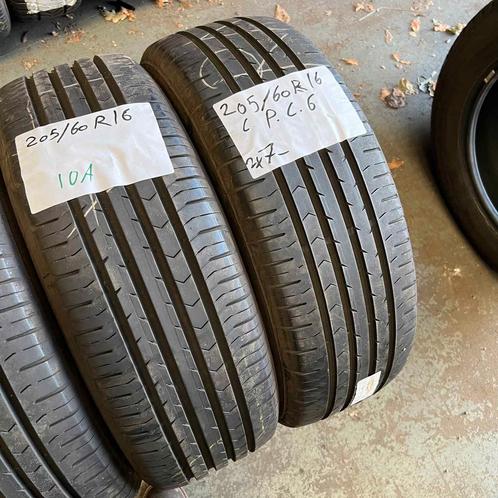 2 x Continental PremiumContact 6 205-60-16 Zomerbanden 7mm, Auto-onderdelen, Banden en Velgen, 16 inch, Zomerbanden, 205 mm, Personenwagen