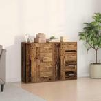 vidaXL Dressoirs met lade 2 pcs Oud hout 60 x 31 x 84 cm, Verzenden, Nieuw, Overige houtsoorten, Minder dan 50 cm