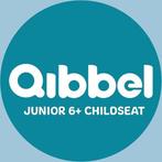 Qibbel Achterzitje junior blauw bruin kussen q197 q342, Verzenden, Zo goed als nieuw