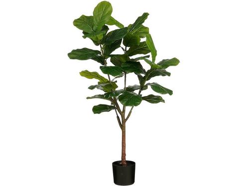 Mica Decorations Ficus Lyrata Kunstplant in Pot - H150 x Ø50, Huis en Inrichting, Woonaccessoires | Overige, Nieuw, Verzenden