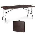 Feesttafel Opvouwbaar - Waterdicht & Antislip - Houten Pa..., Nieuw, Ophalen of Verzenden, Vijf personen of meer, 150 tot 200 cm