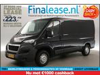Peugeot Boxer 2.0 HDI L2H1 Airco Cruise 3-Zits Trekhaak LED, Zwart, Nieuw, Lease, Peugeot