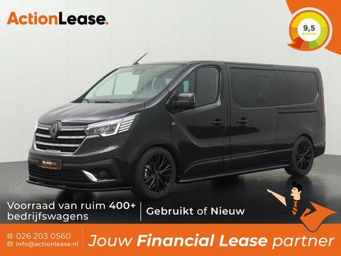 Renault Trafic Dubbel cabine L2 H1 2024 Diesel Automaat, Auto's, Renault, Dealer onderhouden, Te koop, Zwart, Automaat, Financial lease
