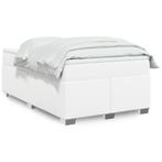 vidaXL Boxspring met matras kunstleer wit 120x200 cm, Huis en Inrichting, Overige materialen, Verzenden, Wit, Nieuw