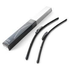 Audi A4 (B7) aerowisserbladen voorzijde (origineel), Auto-onderdelen, Ruiten en Toebehoren, BOVAG lid, Audi, Nieuw, 12 maanden garantie