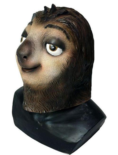 Luiaard masker (Flash Zootopia), Hobby en Vrije tijd, Feestartikelen, Nieuw, Verzenden