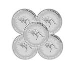 Australië. 2024 Australia Kangaroo Coin in capsule, 5 x 1 oz, Postzegels en Munten, Edelmetalen en Baren