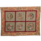 Wandkleed  floraal tapisserie  6 verschillende vlakken met b, Antiek en Kunst, Ophalen of Verzenden