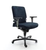 Haworth Comforto 77, Blauw, Ergonomisch, Bureaustoel, Zo goed als nieuw