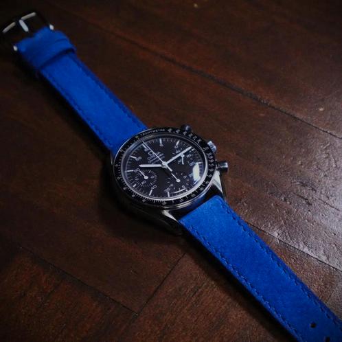 Horlogeband Nubuck stierenleder Portimao Blue, Sieraden, Tassen en Uiterlijk, Horloges | Heren, Nieuw, Verzenden
