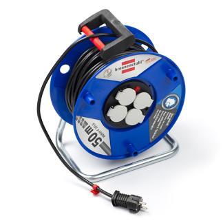 Penaarde kabelhaspel | Brennenstuhl | 50 meter, Doe-het-zelf en Verbouw, Elektra en Kabels, Nieuw, Verzenden