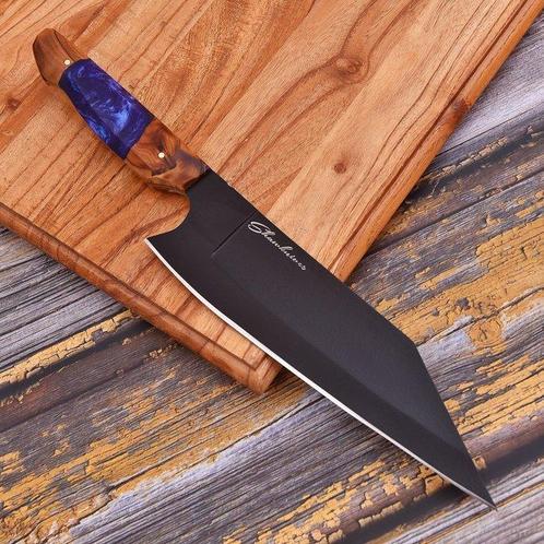 Shaw Knives - R0028 - Tafelmes - Olive - Gyuto 265mm AEB-L, Antiek en Kunst, Antiek | Keukenbenodigdheden