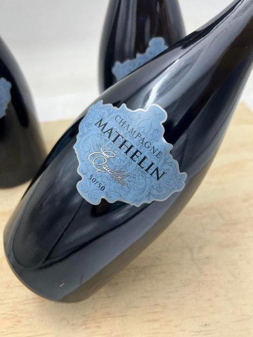2016 Mathelin, Equilibre - Champagne - 3 Flessen (0.75, Verzamelen, Wijnen