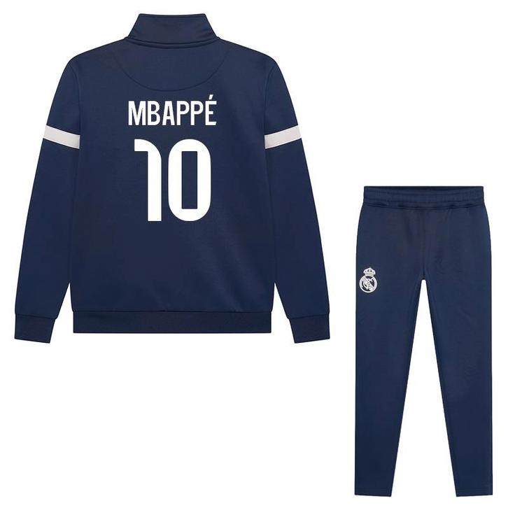 Real Madrid Trainingspak Mbappe - 2025-2026 - Blauw - Kind, Sport en Fitness, Voetbal, Nieuw, Verzenden