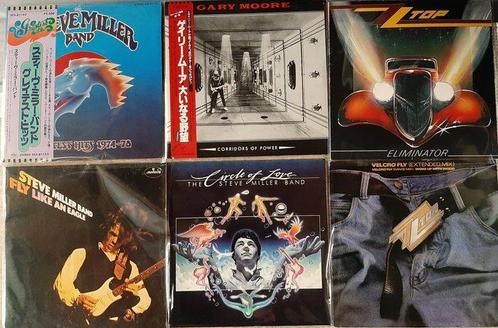 Gary Moore/Steve Miller Band/ZZ-Top - 6x Albums, including, Cd's en Dvd's, Vinyl Singles