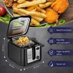 Frituurpan - Friteuse - Geurfilter - 1650W - Zwart - 2.5L -, Verzenden, Zo goed als nieuw