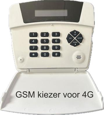 GSM kiezer GK0404NL-4G geschikt voor 4G met spraaktekst en