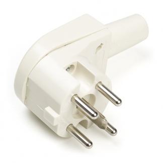 Perilex stekker | Q-link (Haaks, 16A, Crème), Doe-het-zelf en Verbouw, Elektra en Kabels, Nieuw, Verzenden
