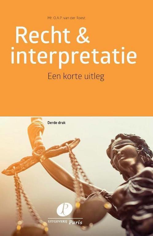 Recht & interpretatie 9789462511767 O.A.P. van der Roest, Boeken, Wetenschap, Zo goed als nieuw, Verzenden