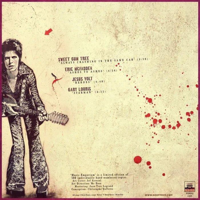 Jef Aérosol (1957) - 33T cover Ziggys Emporium Tribute to, Antiek en Kunst, Kunst | Designobjecten