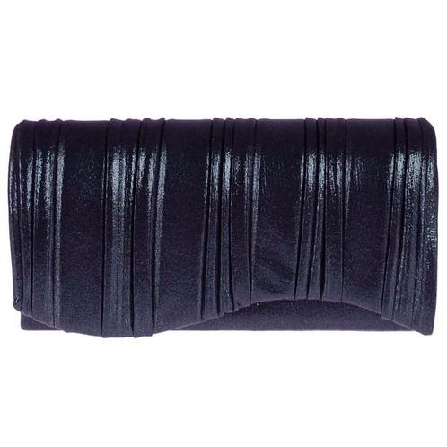 Avondtasje/Gala - Glimmend Marineblauw/Donkerblauw Plisse -, Sieraden, Tassen en Uiterlijk, Tassen | Damestassen, Blauw, Nieuw