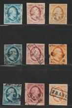 Nederland 1852 - 1e Emissie Koning Willem III - NVPH 1/3,, Postzegels en Munten, Postzegels | Nederland, Gestempeld