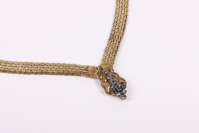 Zonder Minimumprijs - 3-delige sieradenset Verguld, Zilver -, Sieraden, Tassen en Uiterlijk, Antieke sieraden