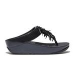 -10% FitFlop  FitFlop Rumba beaded metalic  maat 40, Kleding | Dames, Schoenen, Slippers, Nieuw, Verzenden, Blauw