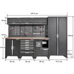 Gereedschapskasten set wandlengte 295,5 cm. tweedeurs lage, Ophalen of Verzenden, Nieuw