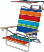 Eurotrail-Strandstoel-Mediterranee-2-in-1-kleurstrepen, Caravans en Kamperen, Kampeeraccessoires, Verzenden, Nieuw