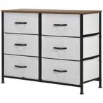 TRUUSK Ladekast Dressoir, 6 Laden, Stoffen Laden, 80 Cm X 30, Huis en Inrichting, Kasten | Dressoirs, Verzenden, Nieuw