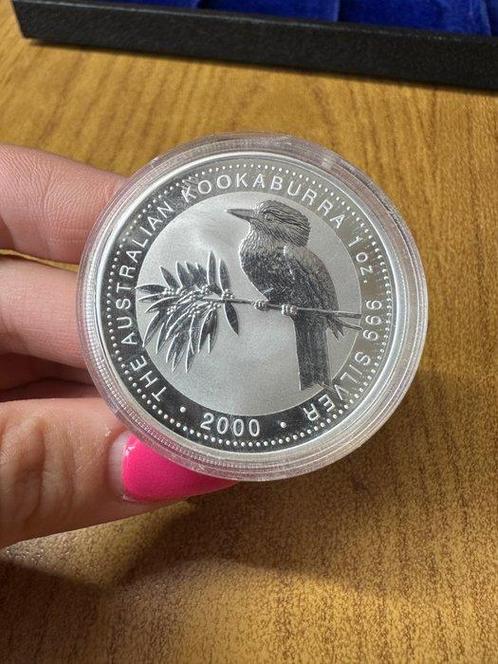 Australië. 1 Dollar 2000 Kookaburra, 1 Oz (.999) (Zonder, Postzegels en Munten, Munten | Europa | Niet-Euromunten
