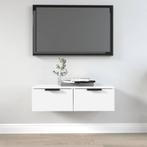 vidaXL Wandkast 68x30x20 cm bewerkt hout wit, Verzenden, Nieuw