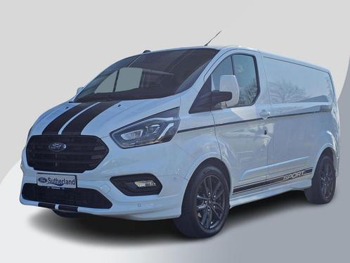 Ford Transit Custom 290 2.0 TDCI L1H1 Sport, Auto's, Bestelauto's, Lease, Handgeschakeld, Financial lease, Wit, Ford, Leder en Stof