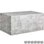 Salontafel Lasley, draagkracht 45 kg - Betonlook, 90 x 50 x, Huis en Inrichting, Tafels | Salontafels, Verzenden, Nieuw