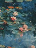 TexStilArt - Water Lilies - Exclusief 100% katoen