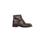 TESTONI Ankle Boot Shoes English Brushed Calf Caramel 8 UK -, Nieuw