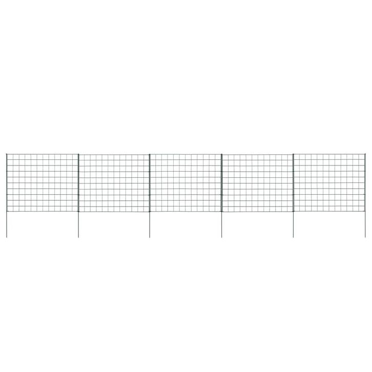 vidaXL Schuttingset 77,5x64 cm groen, Tuin en Terras, Schuttingen, Nieuw, IJzer, Minder dan 1 meter, Verzenden