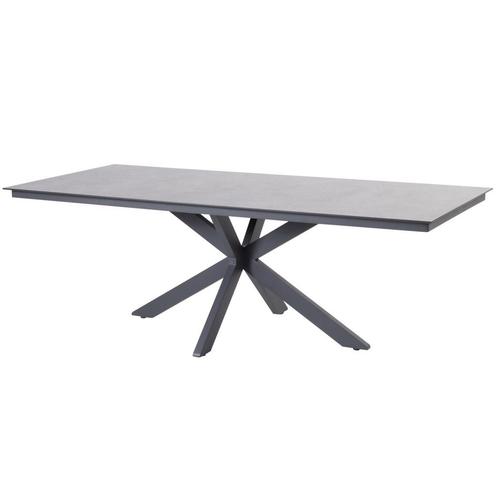 Minerva dining tuintafel 220x95xH75 cm HPL blad 4 Seasons, Tuin en Terras, Tuintafels, Nieuw, Aluminium, Ophalen of Verzenden