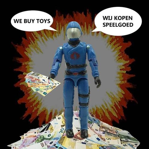 Wij kopen graag je vintage G.I. Joe! (Verkoop je toys), Verzamelen, Poppetjes en Figuurtjes, Zo goed als nieuw, Verzenden