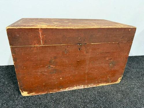 Kist - Hout - Zweedse kist, Antiek en Kunst, Curiosa en Brocante