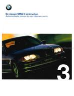 1998 3 SERIE SEDAN BROCHURE NEDERLANDS, Boeken, Auto's | Folders en Tijdschriften, Nieuw, BMW, Author
