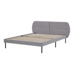 Gestoffeerd bed Porvoo met bedbodem 140x200 cm grijs [en.cas, Huis en Inrichting, Slaapkamer | Bedden, Verzenden, Nieuw