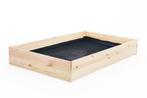 Moestuinbak - kweekbak - 120x80x18 cm - hout - met gronddoek, Tuin en Terras, Kweekspullen, Ophalen of Verzenden, Nieuw