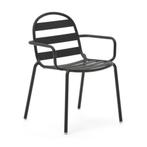 *WOONWINKEL* Kave Home Joncols Design Tuinstoel Aluminium Gr, Tuin en Terras, Verzenden, Nieuw