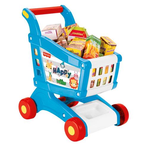 Fisher Price 16-delige Winkelwagen Speelset 1806, Kinderen en Baby's, Speelgoed | Babyspeelgoed, Nieuw, Verzenden