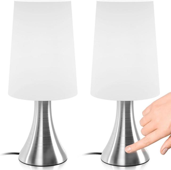 Touch Tafellamp - E14 - 3 Helderheidsniveaus - Set van 2 - W, Huis en Inrichting, Overige Huis en Inrichting, Nieuw, Verzenden