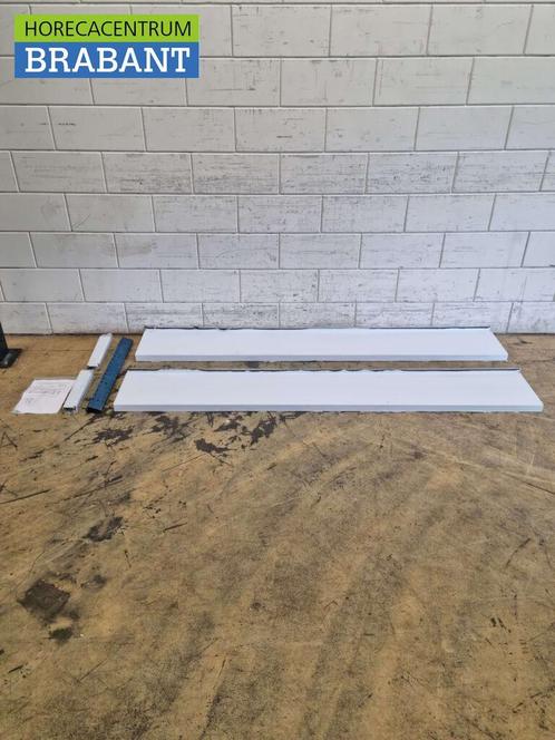 RVS Dubbel Wandschap schap 200 x 30 cm Horeca, Zakelijke goederen, Horeca | Keukenapparatuur, Nieuw in verpakking, Ophalen of Verzenden