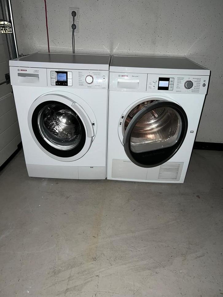 Nette Bosch 8KG Wasmachine Bosch 8KG Warmtepompdroger!, Witgoed en Apparatuur, Wasmachines, Minder dan 85 cm, 1200 tot 1600 toeren